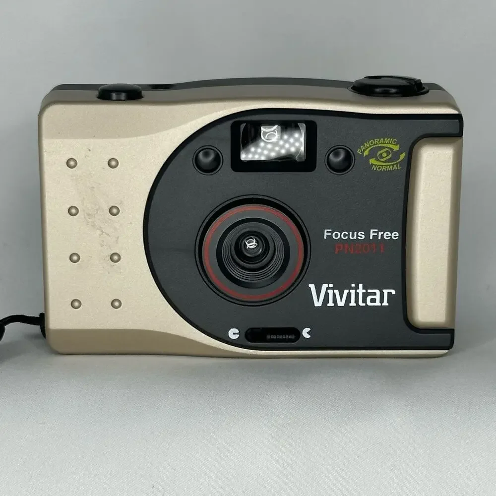 Vintage Vivitar Focus Free PN2011 35mm Film Camera Panoramic Capable Photography